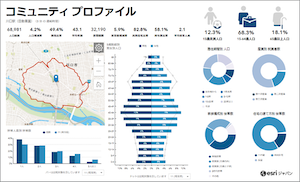 ArcGIS Business Analyst画面イメージ