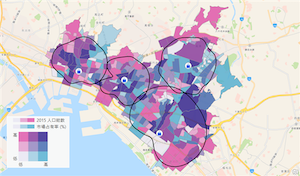 ArcGIS Business Analyst画面イメージ